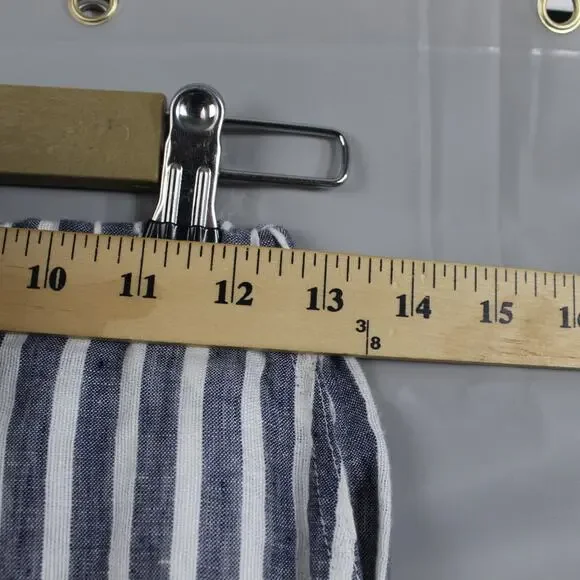 CP Shades Pants Womens XS Linen Striped White Blue Quiet Luxury Old Money Retro - Picture 5 of 11